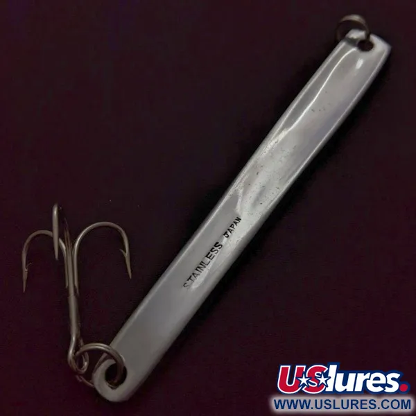 Vintage   Jet 1 Jig  Japan, 1 1/2oz Nickel fishing spoon #24384