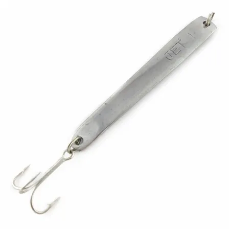 Vintage Jet 1 Jig  Japan, 1 1/2oz Nickel fishing spoon #24384