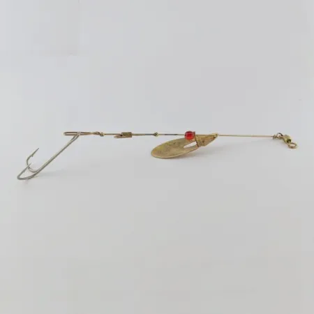 Vintage Marathon June-Bug , 3/16oz gold/red spinning lure #24385