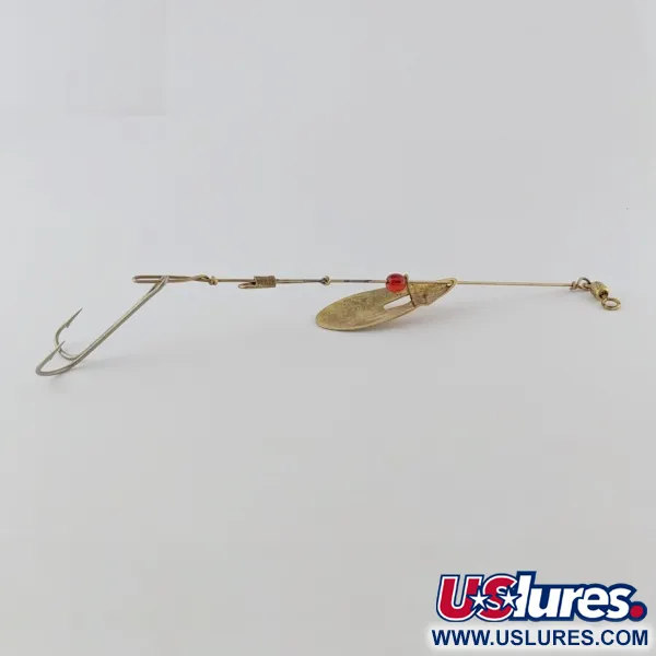 Vintage   Marathon June-Bug , 3/16oz gold/red spinning lure #24385