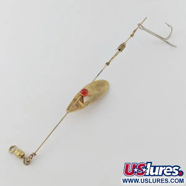 Vintage   Marathon June-Bug , 3/16oz gold/red spinning lure #24385
