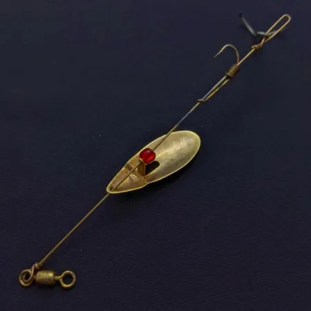 Vintage Marathon June-Bug , 3/16oz gold/red spinning lure #24385