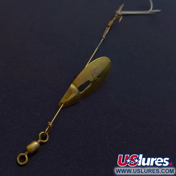 Vintage   Marathon June-Bug , 3/16oz gold/red spinning lure #24385
