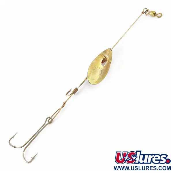 Vintage   Marathon June-Bug , 3/16oz gold/red spinning lure #24385