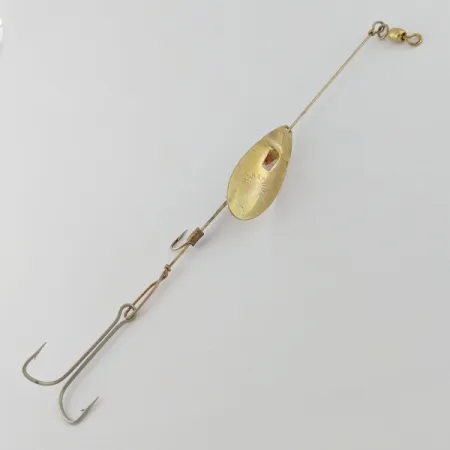 Vintage Marathon June-Bug , 3/16oz gold/red spinning lure #24385