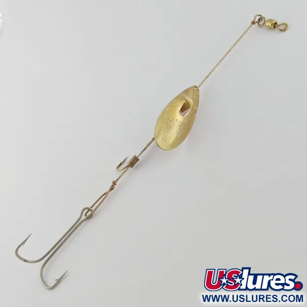 Vintage   Marathon June-Bug , 3/16oz gold/red spinning lure #24385