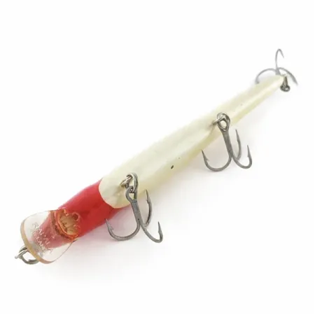 Vintage Rapala Husky Jerk HJ 12, 2/5oz Red Head fishing lure #24386
