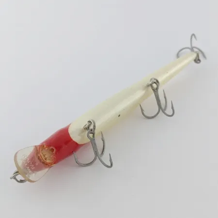 Vintage Rapala Husky Jerk HJ 12, 2/5oz Red Head fishing lure #24386