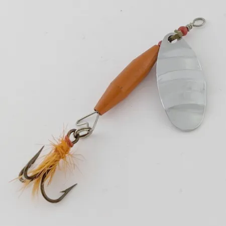 Vintage Abu Garcia Spinnaren Reflex, 1/4oz nickel/red spinning lure #24392