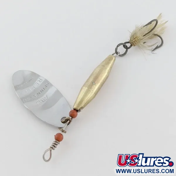 Vintage Abu Garcia Spinnaren Reflex, 1/4oz nickel spinning lure #24397