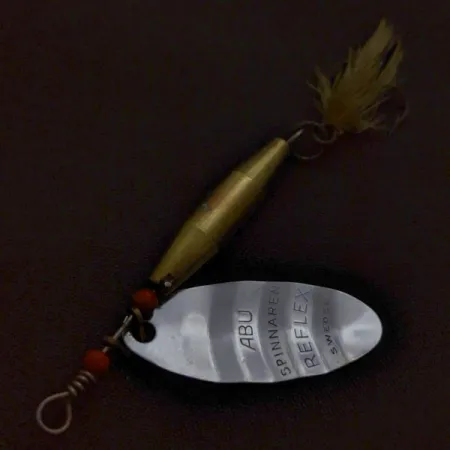 Vintage Abu Garcia Spinnaren Reflex, 1/4oz nickel spinning lure #24397