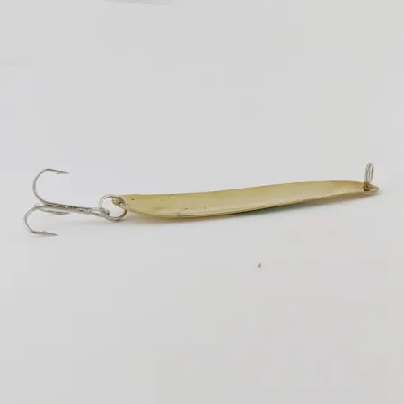 Vintage Hicks Tackle, 2/5oz gold fishing spoon #24399