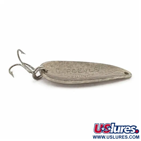Vintage Eppinger Dardevle Spinnie Crystal, 1/3oz Crystal fishing spoon #24400