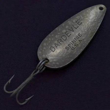 Vintage Eppinger Dardevle Spinnie Crystal, 1/3oz Crystal fishing spoon #24400