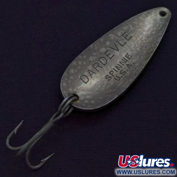 Vintage Eppinger Dardevle Spinnie Crystal, 1/3oz Crystal fishing spoon #24400