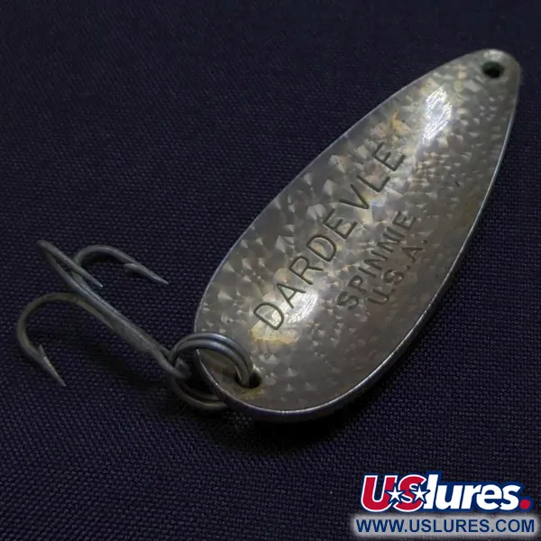 Vintage Eppinger Dardevle Spinnie Crystal, 1/3oz Crystal fishing spoon #24400