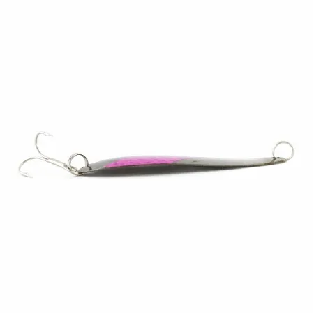 Vintage Hicks Tackle, 2/5oz black/purple fishing spoon #24401