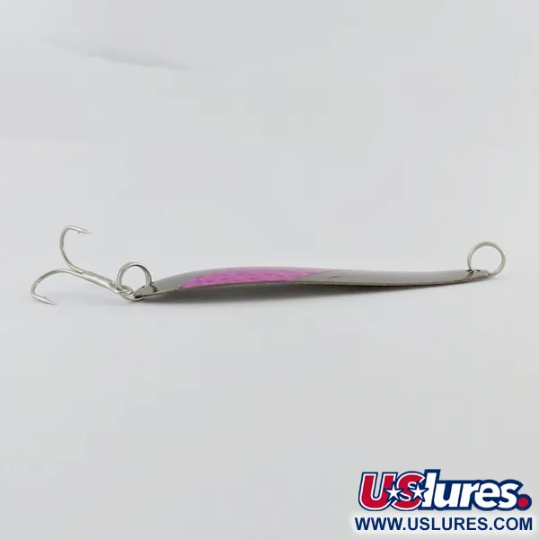 Vintage Hicks Tackle, 2/5oz black/purple fishing spoon #24401