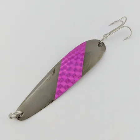 Vintage Hicks Tackle, 2/5oz black/purple fishing spoon #24401