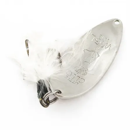 Vintage Seneca Little Cleo (Hula Girl), 1/2oz nickelred fishing spoon #24403