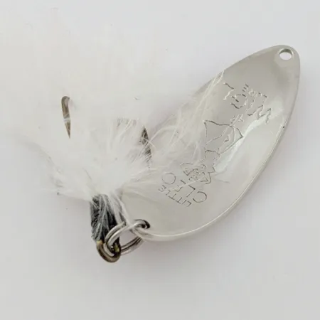 Vintage Seneca Little Cleo (Hula Girl), 1/2oz nickelred fishing spoon #24403