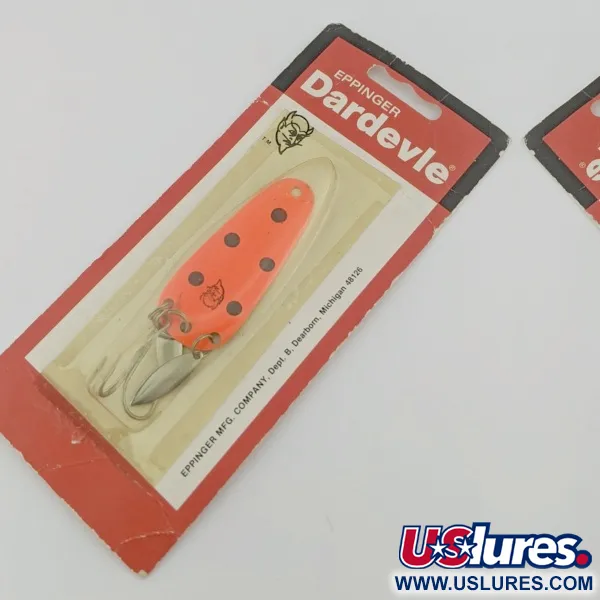 Eppinger Dardevle Sagamore JT Buel, 1/4oz Lady Bug fishing spoon #24413