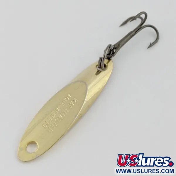 Vintage Acme Kastmaster, 3/32oz gold fishing spoon #24419