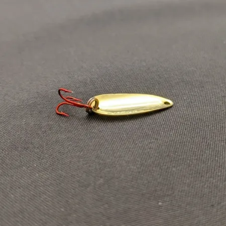 Vintage Acme Wonderlure, 1/32oz gold fishing spoon #24420