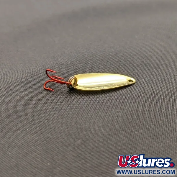 Vintage Acme Wonderlure, 1/32oz gold fishing spoon #24420