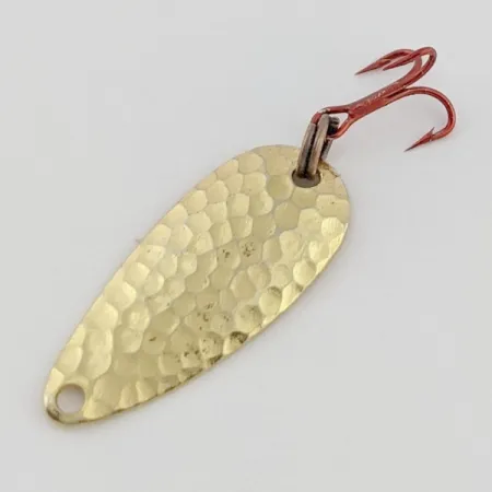 Vintage Acme Wonderlure, 1/32oz gold fishing spoon #24420