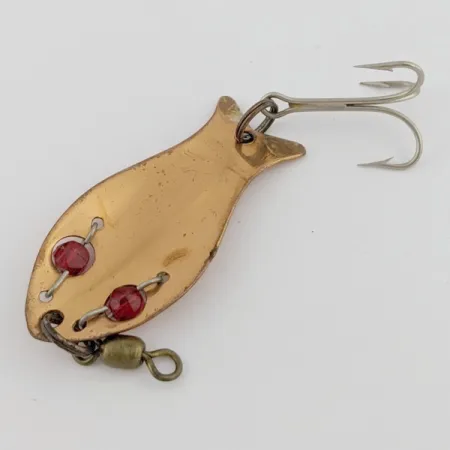 Vintage Hay Tails, 1/3oz copper/red fishing spoon #24424