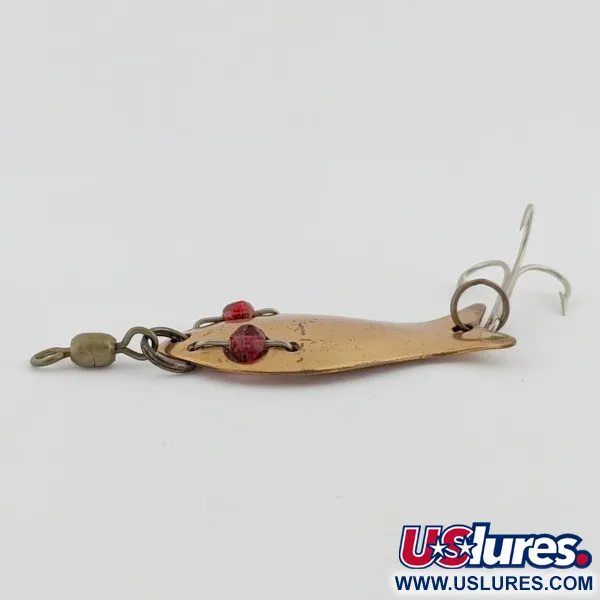 Vintage Hay Tails, 1/3oz copper/red fishing spoon #24424