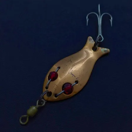 Vintage Hay Tails, 1/3oz copper/red fishing spoon #24424