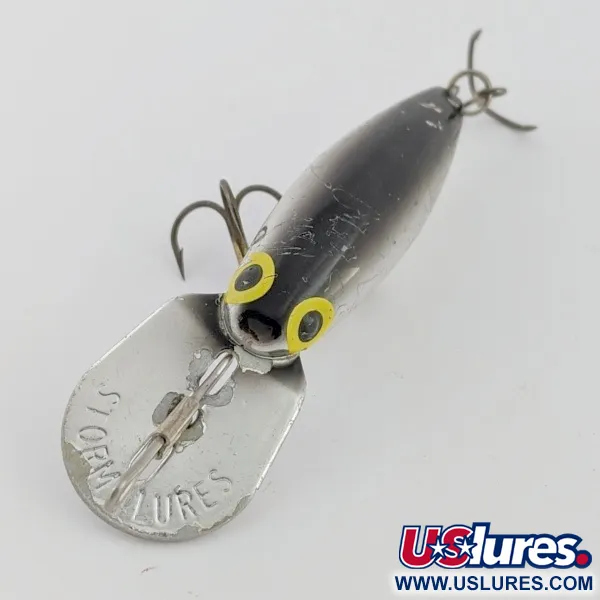 Vintage Storm Hot'N'Tot Thin Fin, 1/4oz silver fishing lure #24425