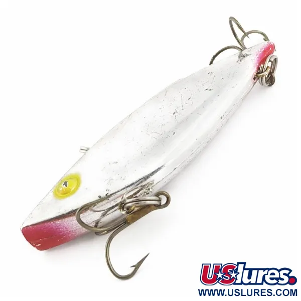 Vintage Bill Lewis Rat-L-Trap, 1/2oz RT 25 Nickel Black Back fishing lure #24428