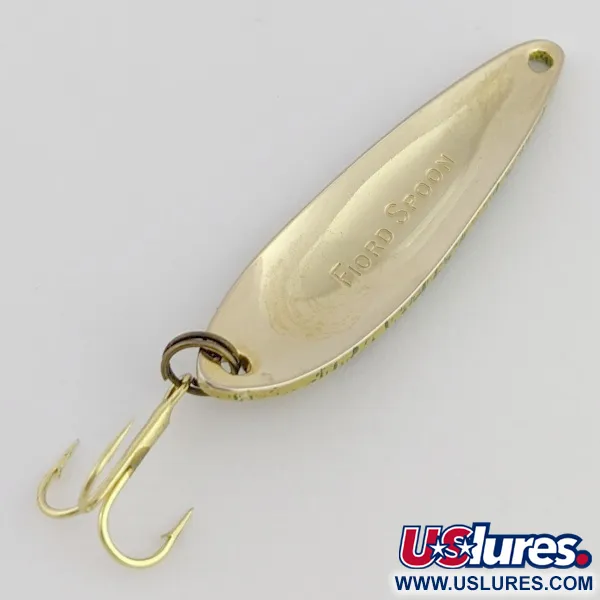 Vintage Acme Fiord Spoon, 1/4oz Frog fishing spoon #24431