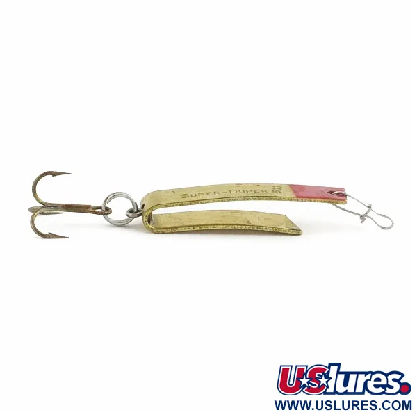 Luhr Jensen Super-Duper 503 Spoon, Gold Red, U-shaped, #24435