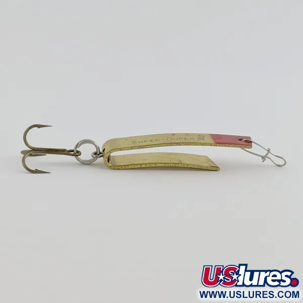 Luhr Jensen Super-Duper 503 Spoon, Gold Red, U-shaped, #24435
