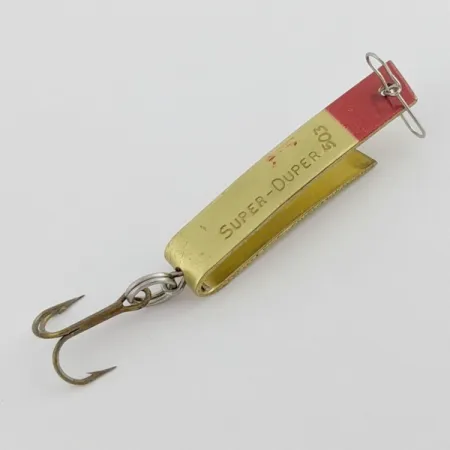 Luhr Jensen Super-Duper 503 Spoon, Gold Red, U-shaped, #24435