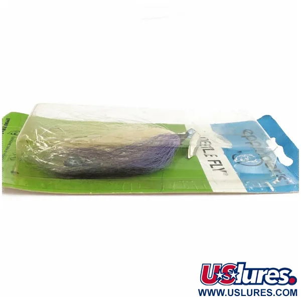Eppinger Devle Fly Trolling Rig, Nickel White Purple, Bucktail, #24438