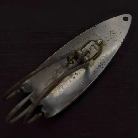 1950s Acme Weedless Minnow, Chrome, 3/4 oz (24 g), Weedless, #24439