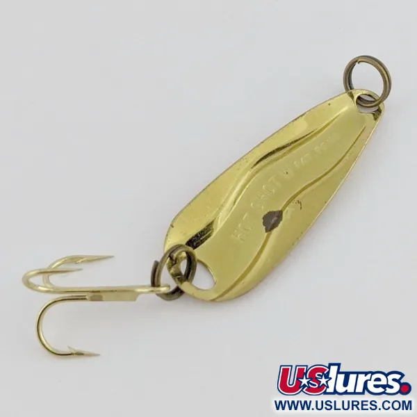 Luhr Jensen Hot Shot W Spoon, Gold, 3/64 oz (1.3 g), #24440