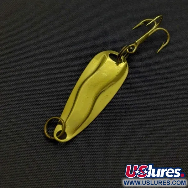Luhr Jensen Hot Shot W Spoon, Gold, 3/64 oz (1.3 g), #24440