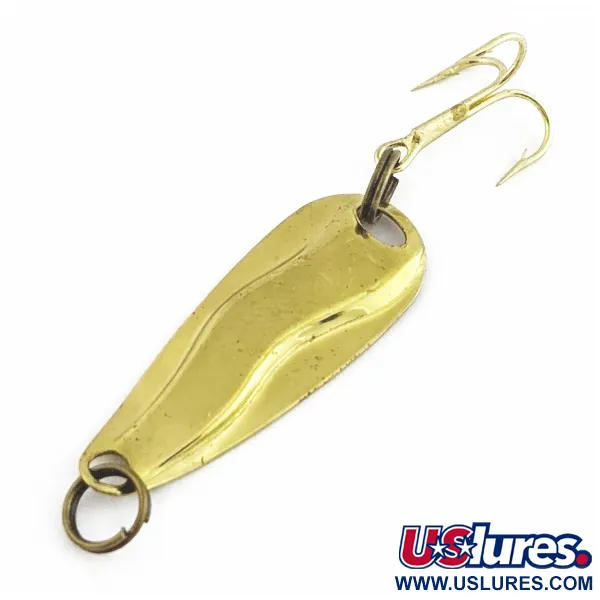 Luhr Jensen Hot Shot W Spoon, Gold, 3/64 oz (1.3 g), #24440