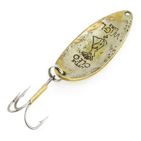 Seneca Little Cleo Spoon, Nickel Brass, 1/2 oz (14 g), Hula Girl, #24442