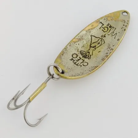 Seneca Little Cleo Spoon, Nickel Brass, 1/2 oz (14 g), Hula Girl, #24442