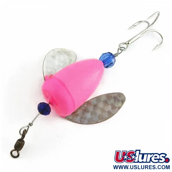 Yakima Bait Worden's Spin-n-Glo, Hot pink, 1/4 oz (8 g), Wings, #24451