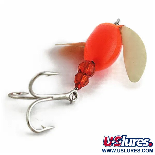 Yakima Bait Worden's Spin-n-Glo, Orange, 1/4 oz (8 g), Winged, #24452