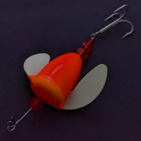 Yakima Bait Worden's Spin-n-Glo, Orange, 1/4 oz (8 g), Winged, #24452