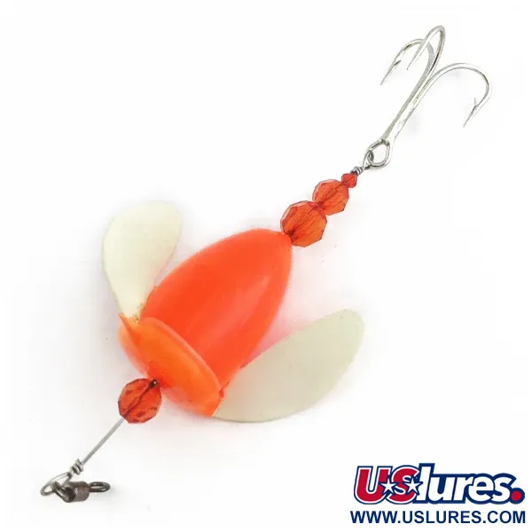 Yakima Bait Worden's Spin-n-Glo, Orange, 1/4 oz (8 g), Winged, #24452